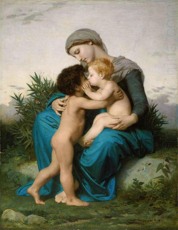 Fraternal Love (mk26), Adolphe William Bouguereau